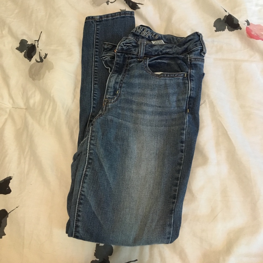American Eagle Outfitters Blue Skinny Jeans